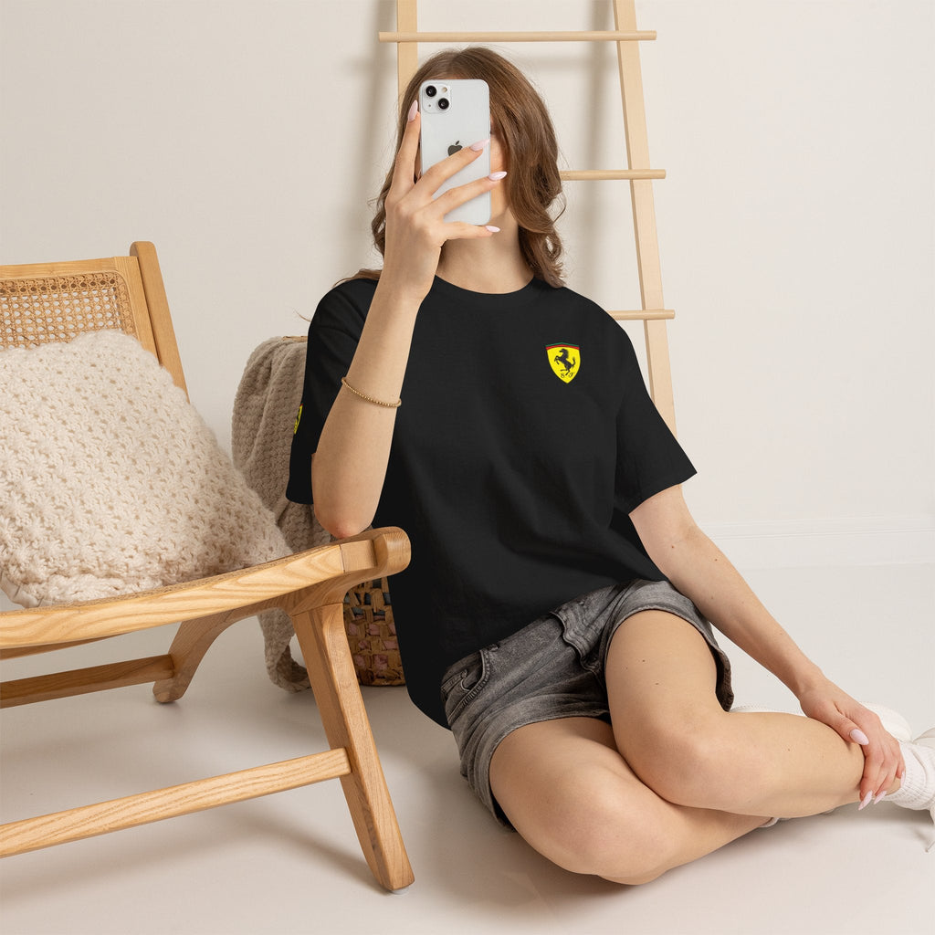 Ferrari Graphic Tee — Classic Racing Logo T-Shirt - Etna Gift