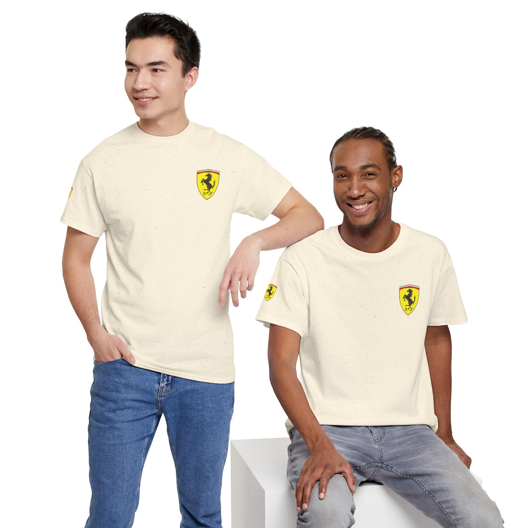 Ferrari Graphic Tee — Classic Racing Logo T-Shirt - Etna Gift