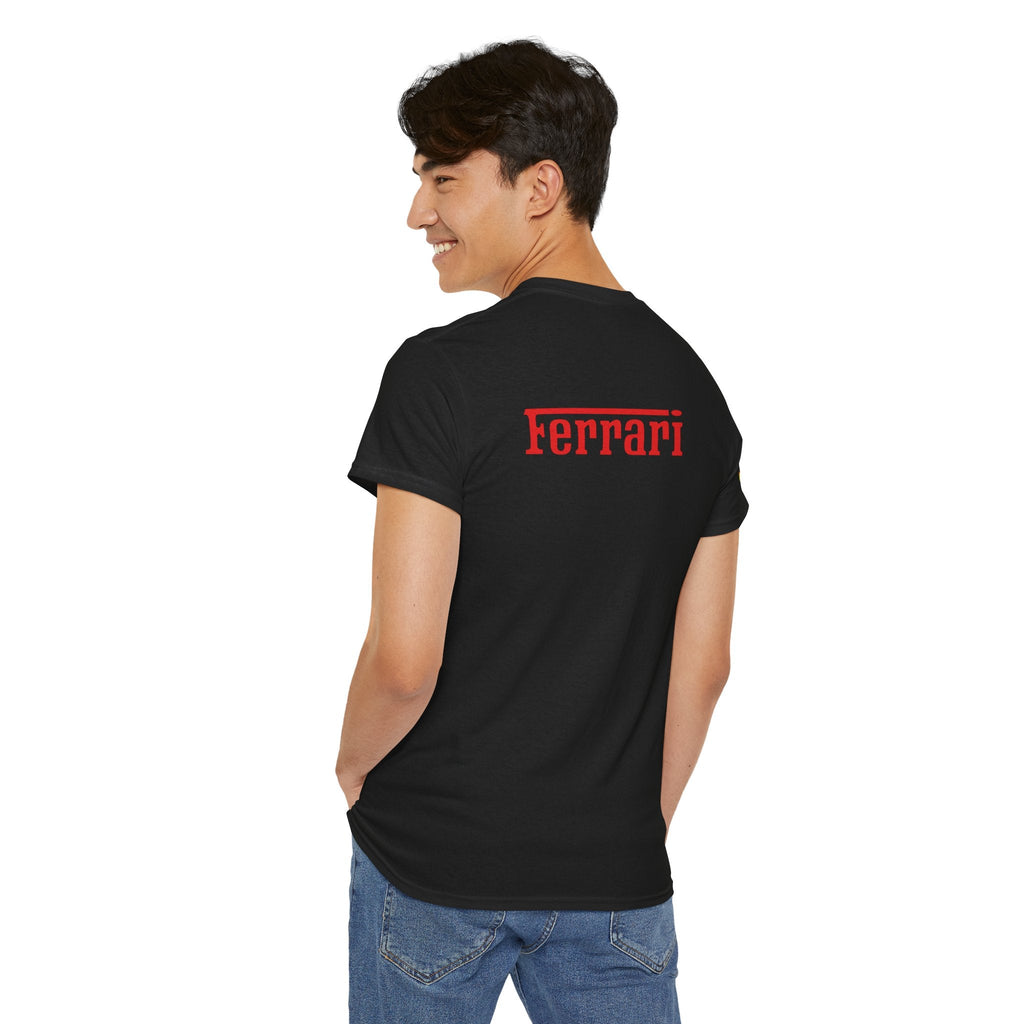 Ferrari Graphic Tee — Classic Racing Logo T-Shirt - Etna Gift