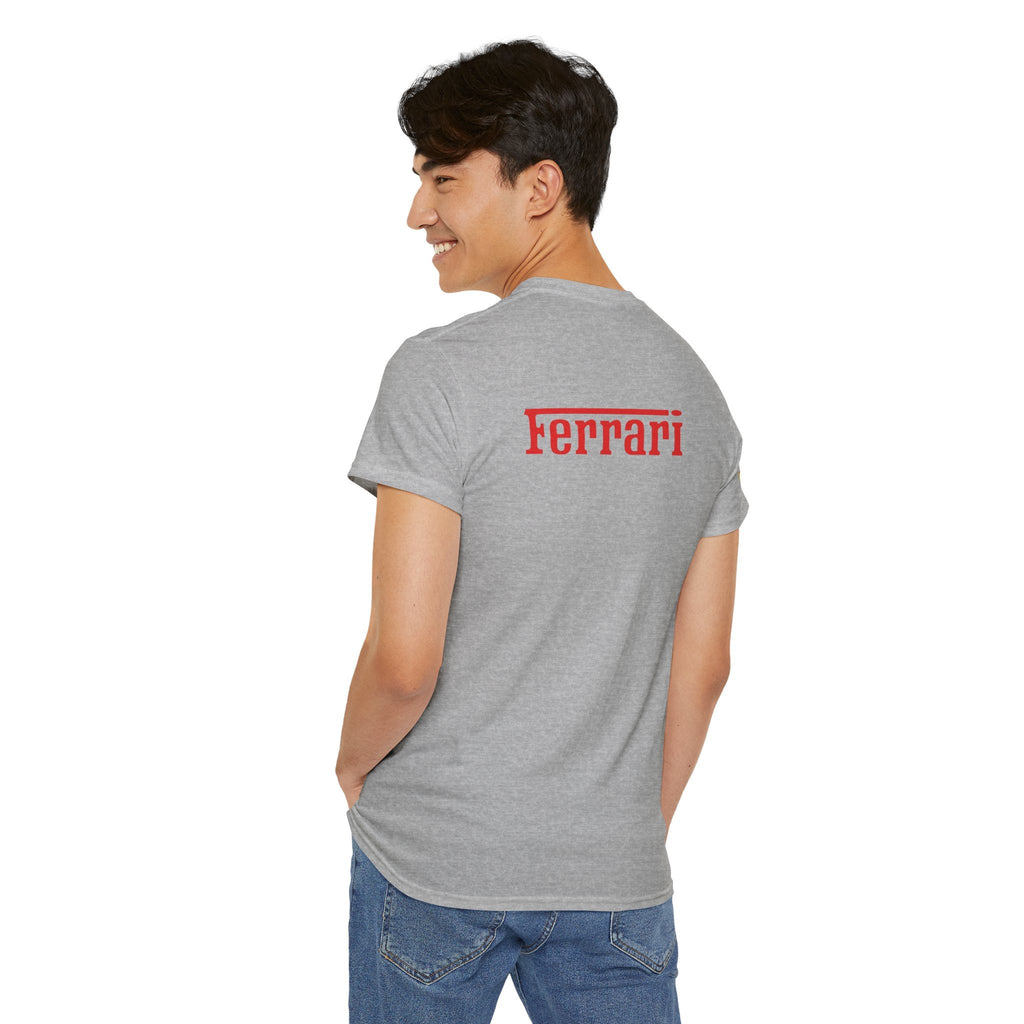 Ferrari Graphic Tee — Classic Racing Logo T-Shirt - Etna Gift