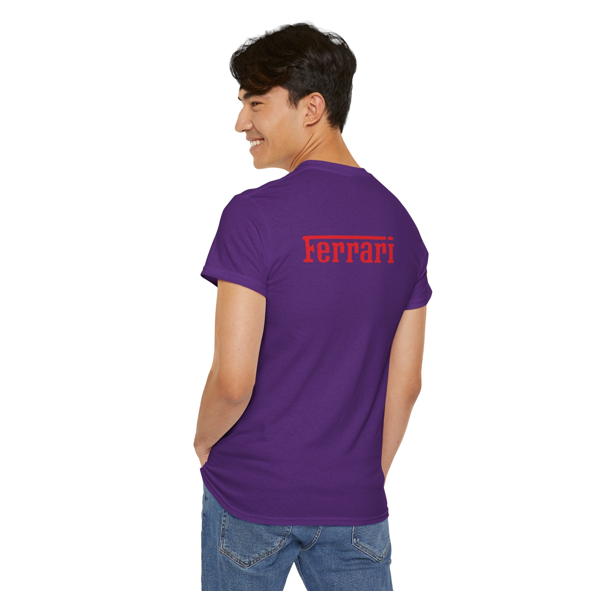 Ferrari Graphic Tee — Classic Racing Logo T-Shirt - Etna Gift