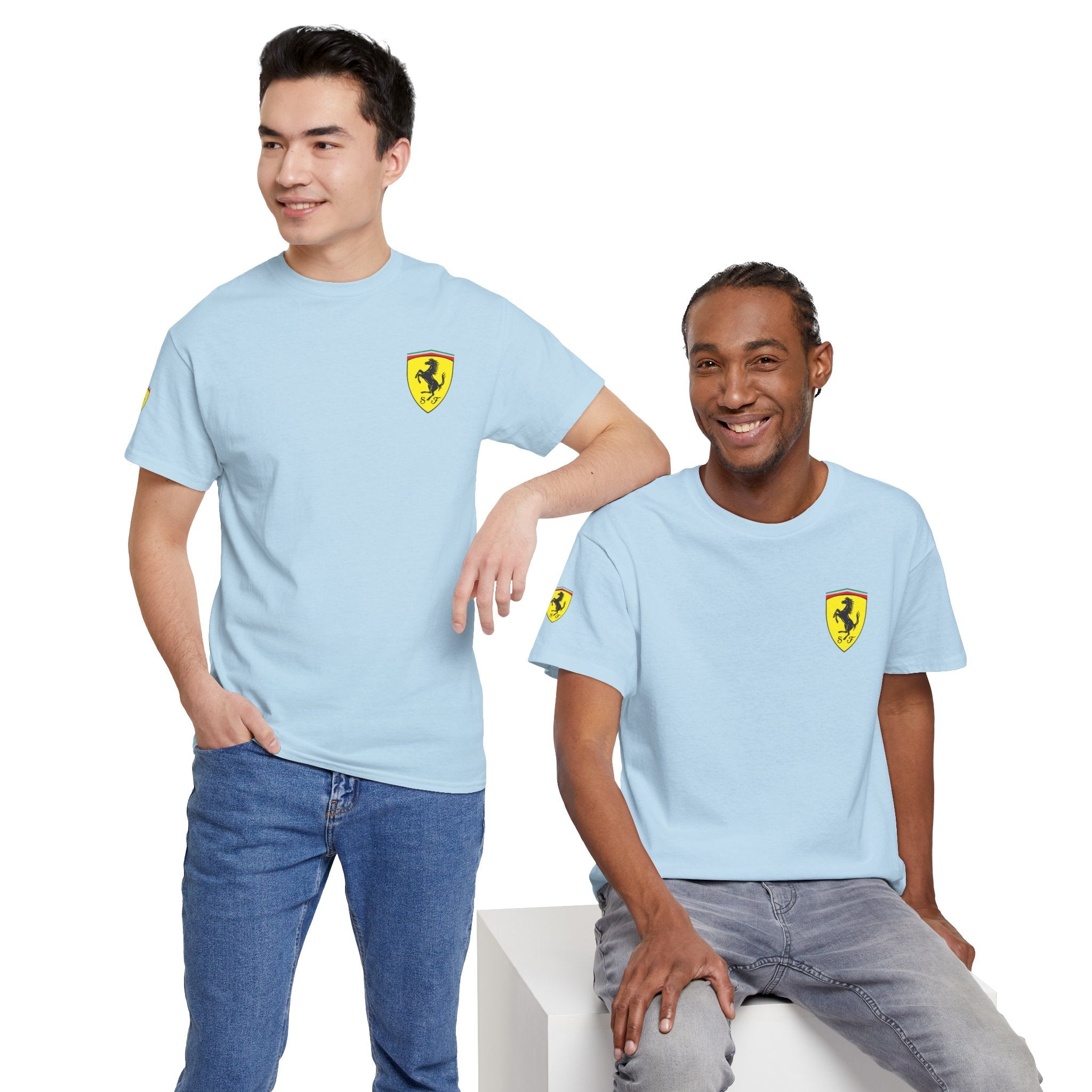 Ferrari Graphic Tee — Classic Racing Logo T-Shirt - Etna Gift