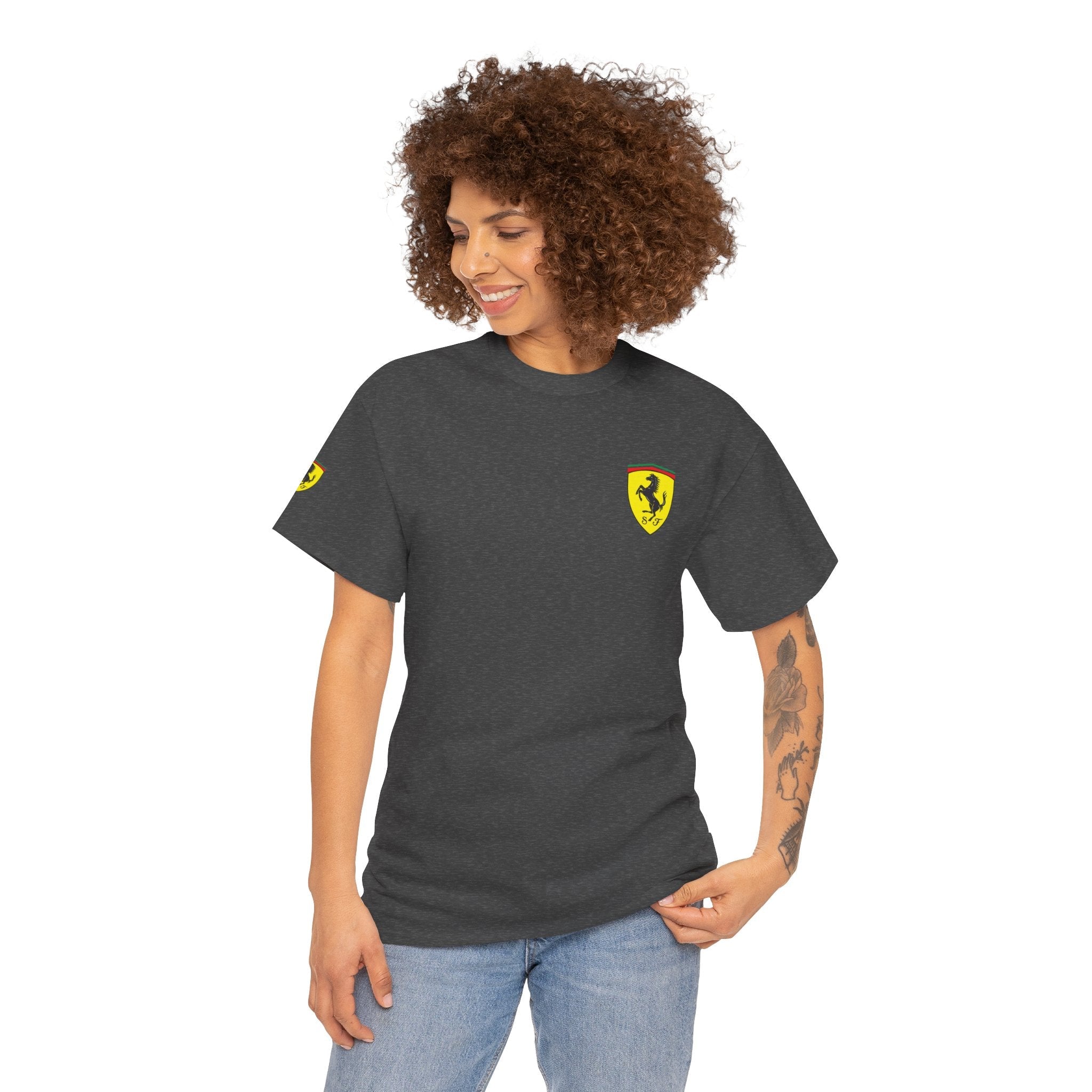 Ferrari Graphic Tee — Classic Racing Logo T-Shirt - Etna Gift