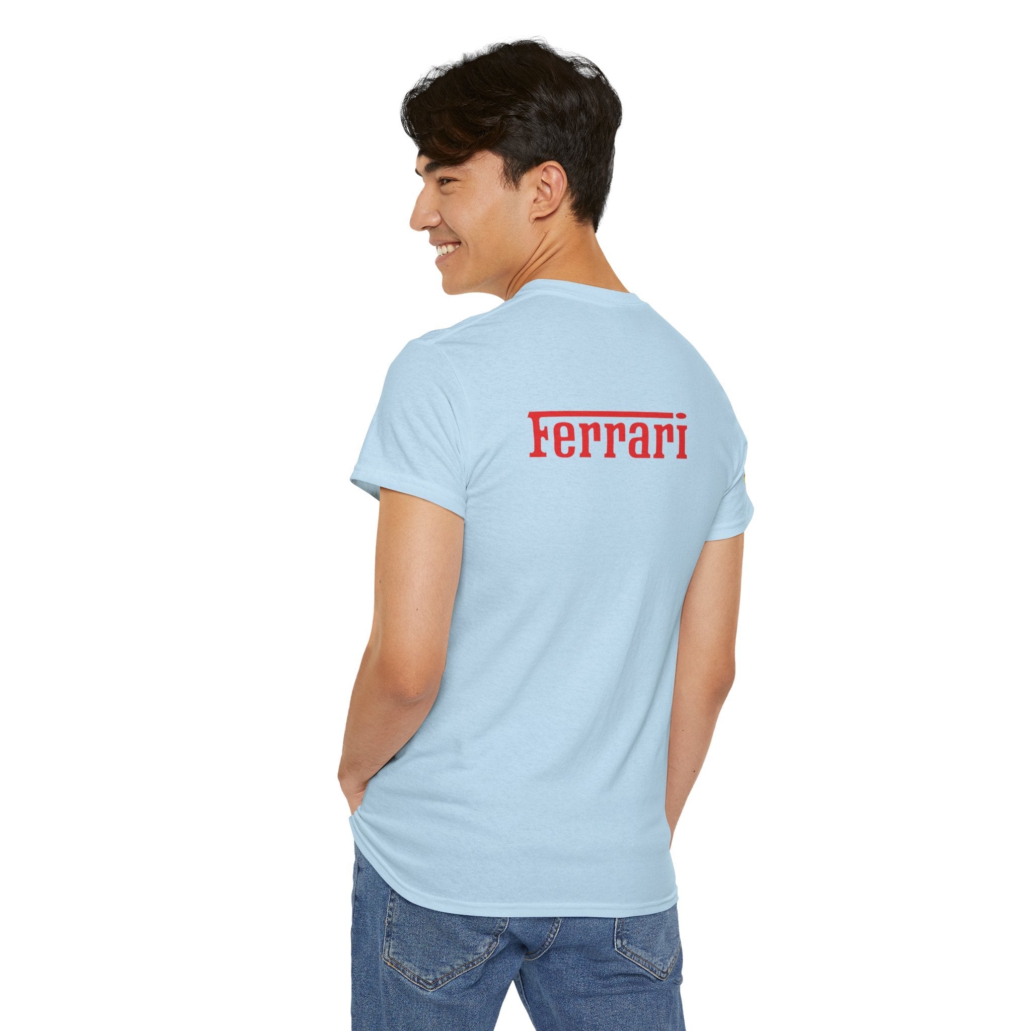 Ferrari Graphic Tee — Classic Racing Logo T-Shirt - Etna Gift