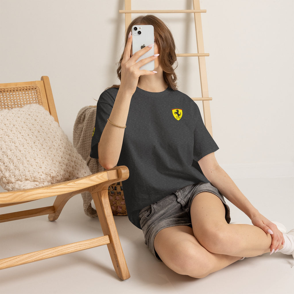 Ferrari Graphic Tee — Classic Racing Logo T-Shirt - Etna Gift