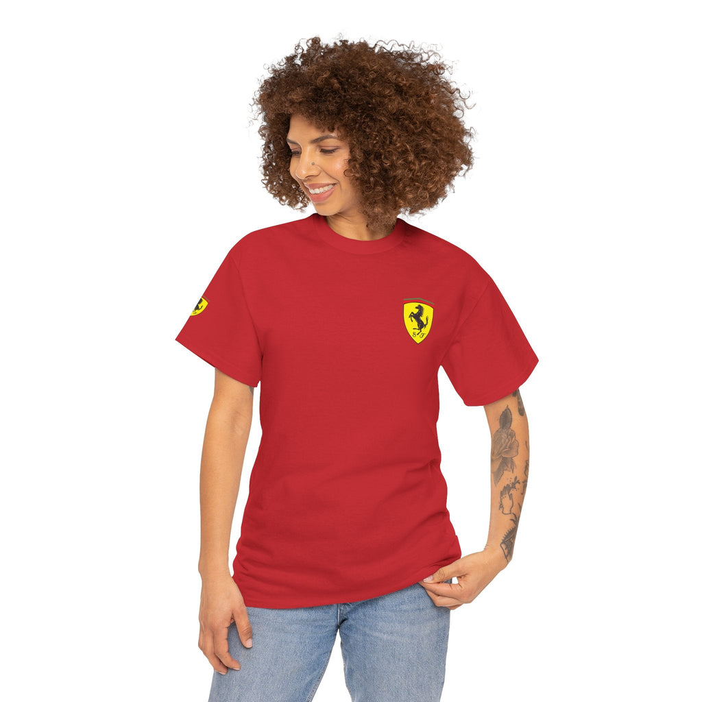 Ferrari Graphic Tee — Classic Racing Logo T-Shirt - Etna Gift