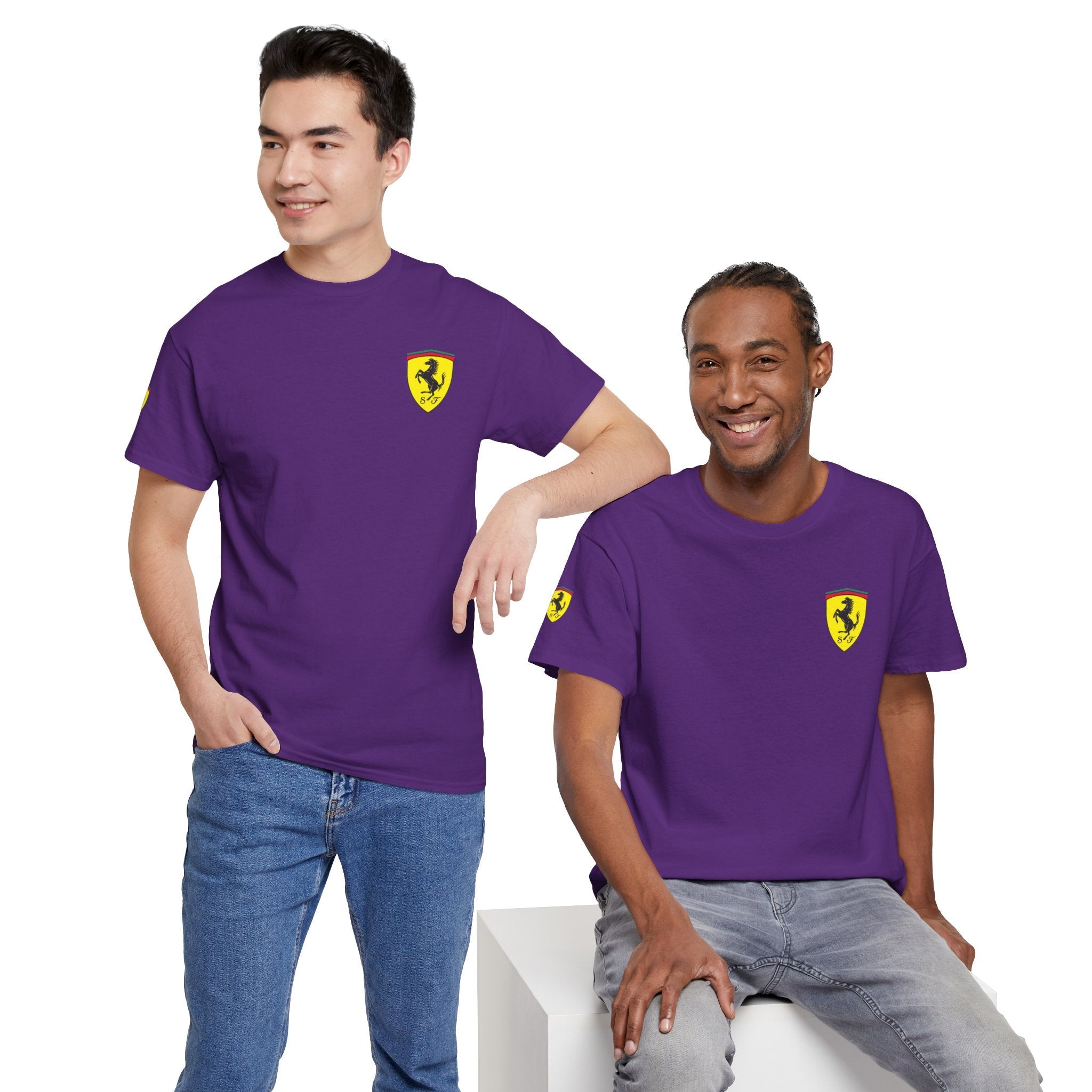Ferrari Graphic Tee — Classic Racing Logo T-Shirt - Etna Gift