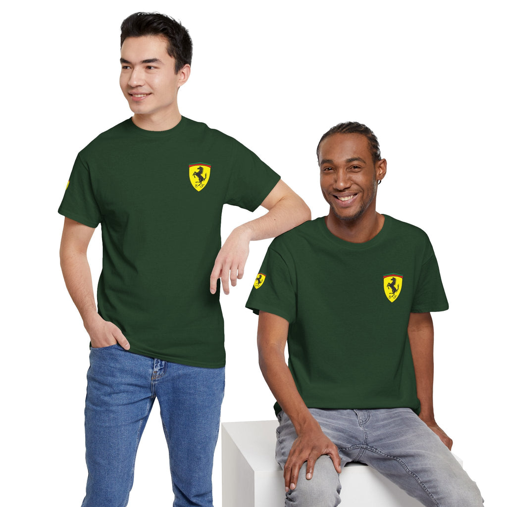 Ferrari Graphic Tee — Classic Racing Logo T-Shirt - Etna Gift