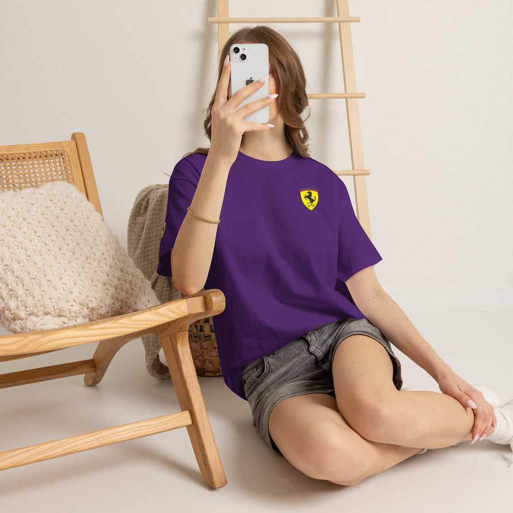 Ferrari Graphic Tee — Classic Racing Logo T-Shirt - Etna Gift