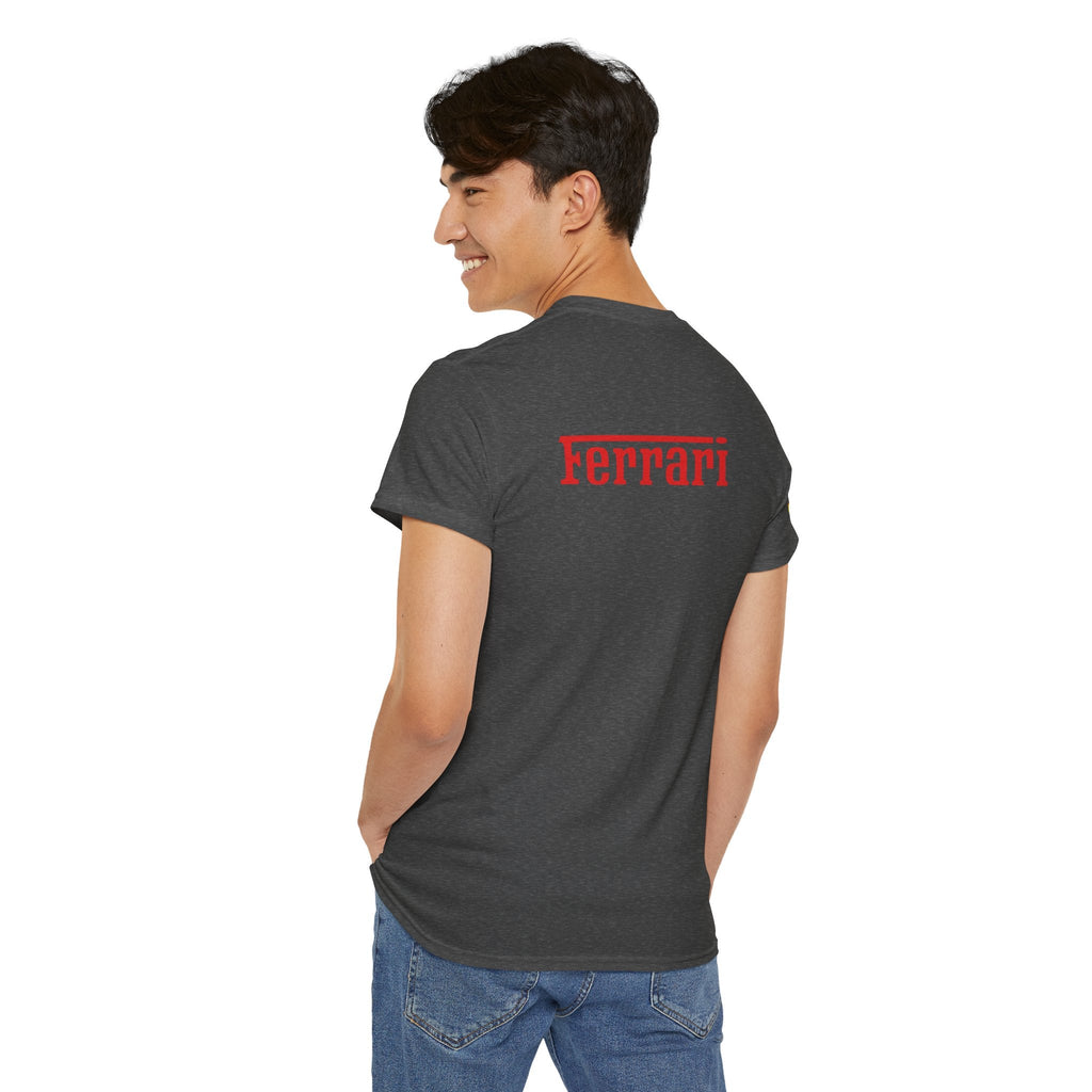 Ferrari Graphic Tee — Classic Racing Logo T-Shirt - Etna Gift
