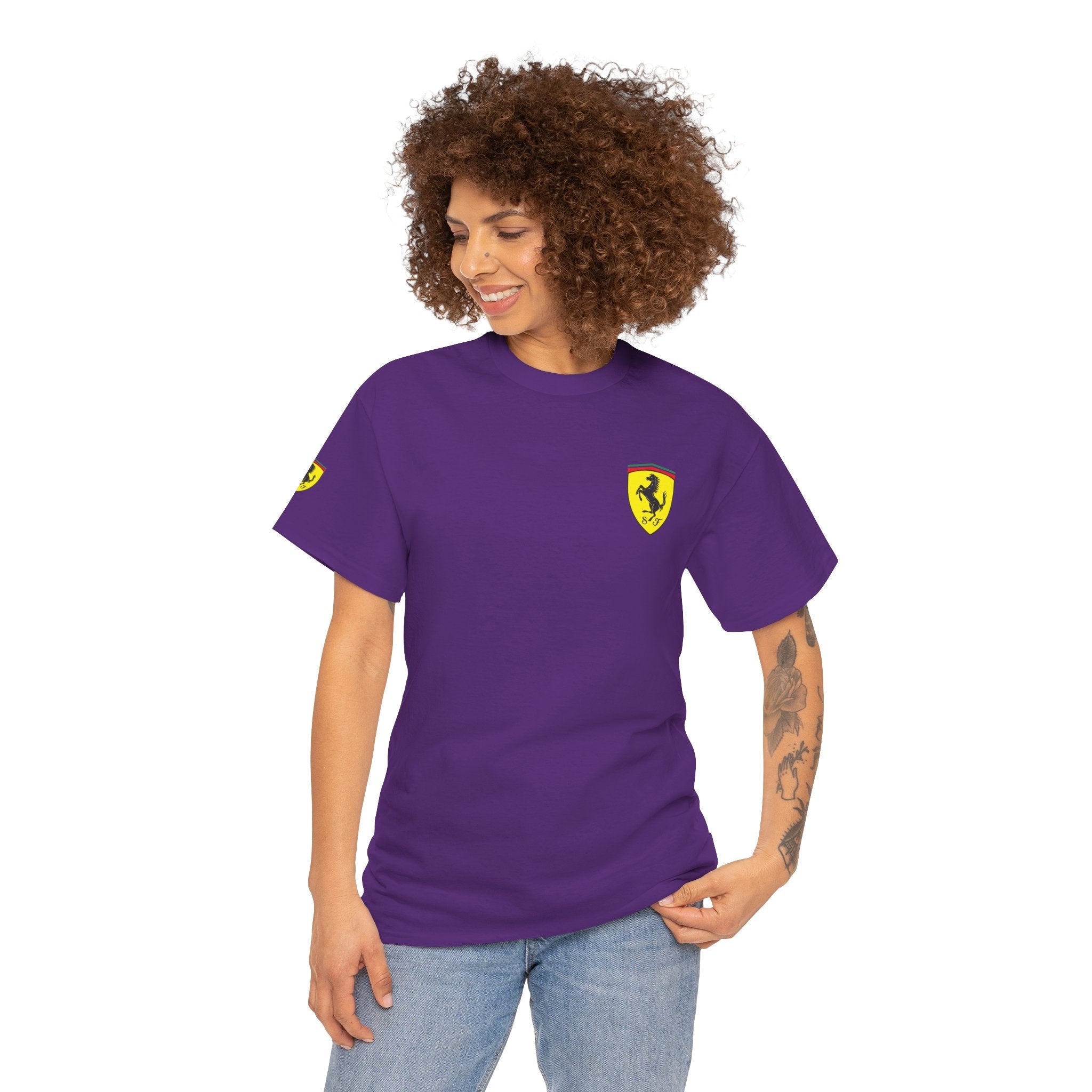 Ferrari Graphic Tee — Classic Racing Logo T-Shirt - Etna Gift