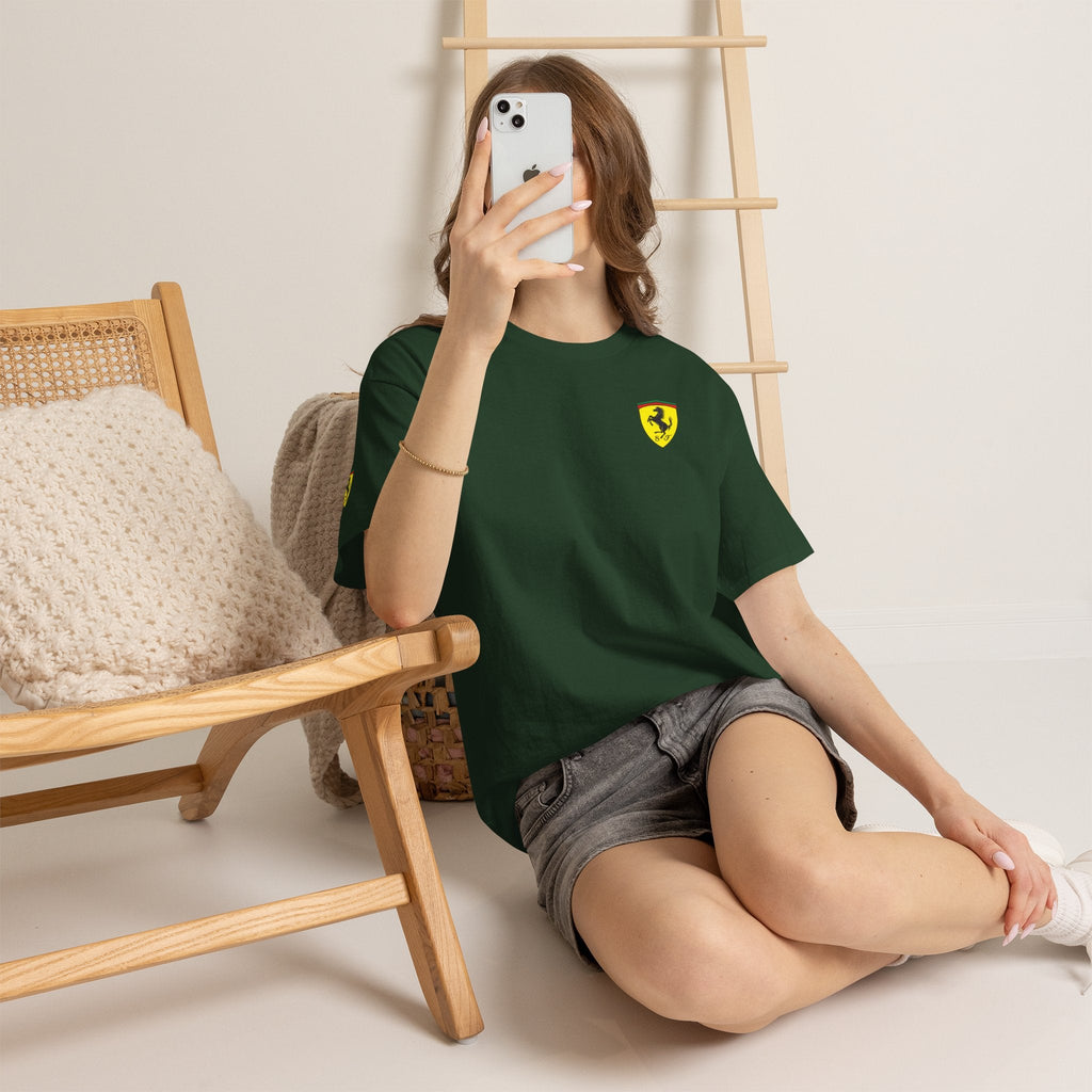 Ferrari Graphic Tee — Classic Racing Logo T-Shirt - Etna Gift