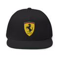 Ferrari Had Embroidered Flat Bill Cap - Etna Gift