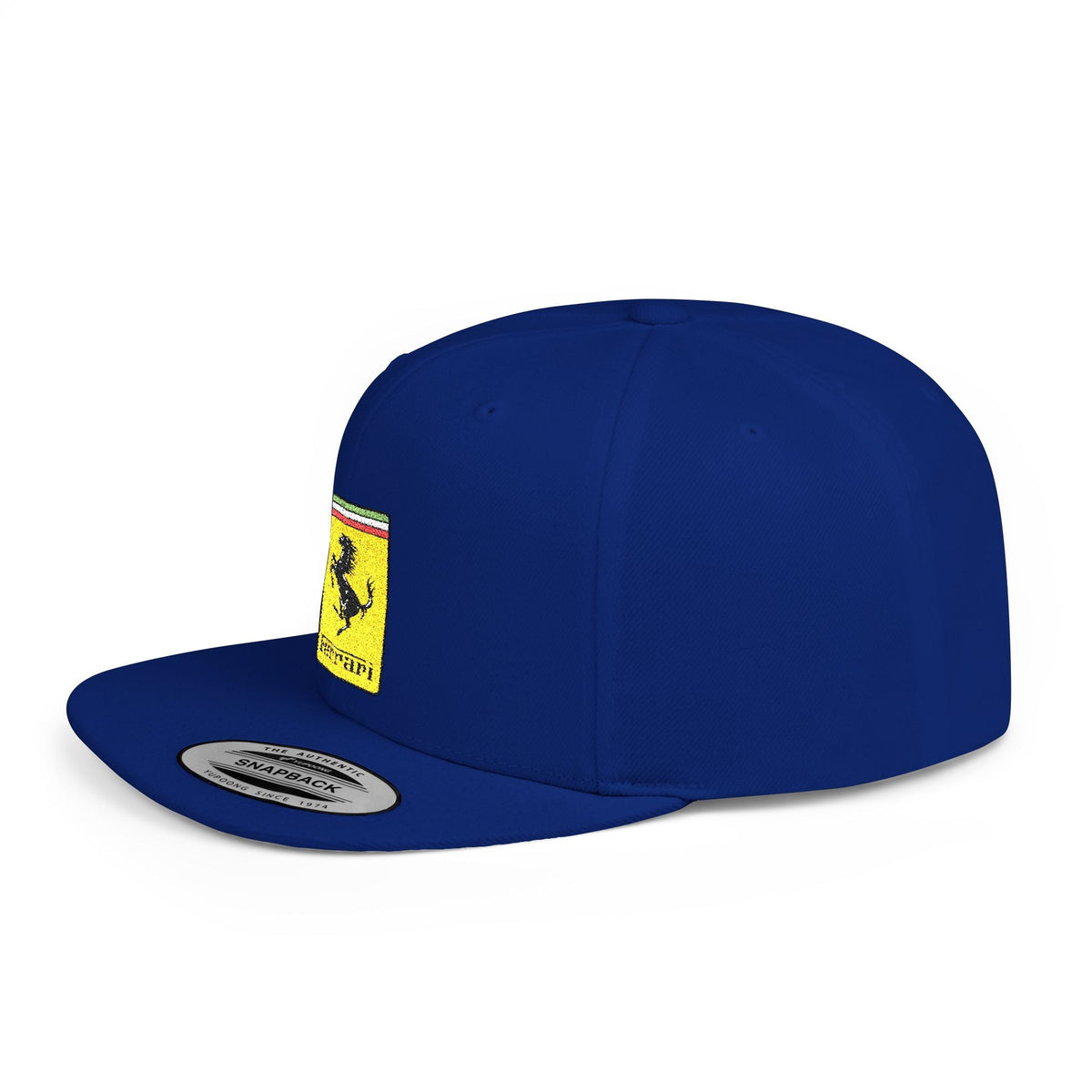 Ferrari Prancing Horse Flat Bill Snapback Cap - Etna Gift