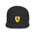 Ferrari-Style Prancing Horse Flat Bill Snapback Hat - Etna Gift