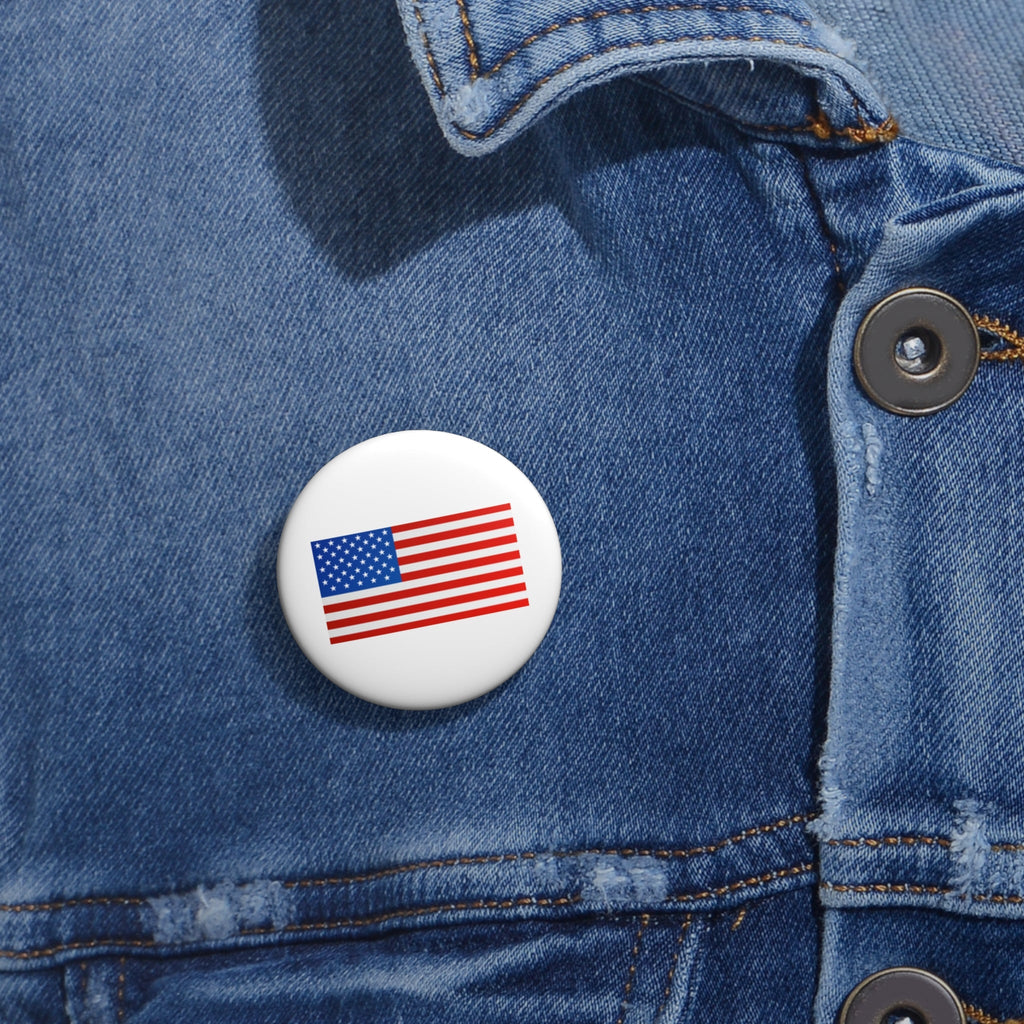 Flag Pin Button — American Flag Enamel Lapel Pin for Patriotic Events, 4th of July & Veterans Day - Etna Gift