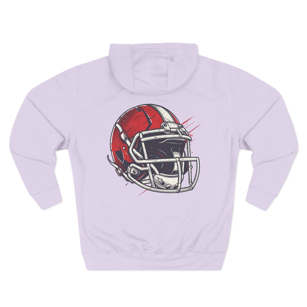 Football Helmet Skull Hoodie Graphic Fleece Pullover for Fans - Etna Gift