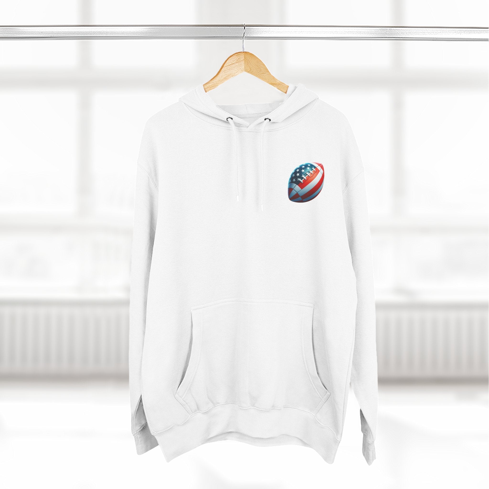 Football Helmet Skull Hoodie — Graphic Fleece Pullover for Fans - Etna Gift
