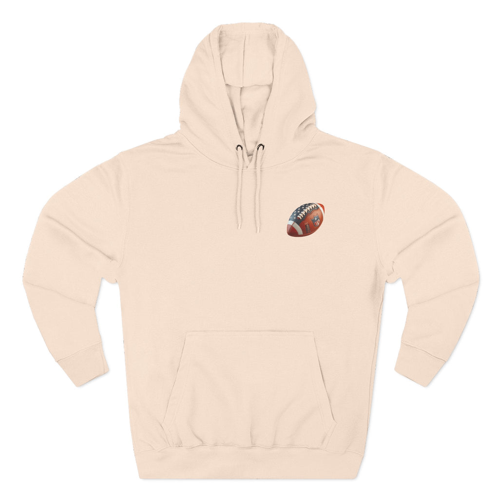 Football Helmet Skull Hoodie Graphic Fleece Pullover for Fans - Etna Gift