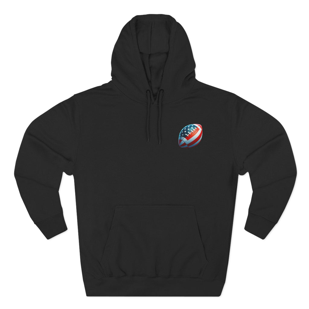 Football Helmet Skull Hoodie — Graphic Fleece Pullover for Fans - Etna Gift