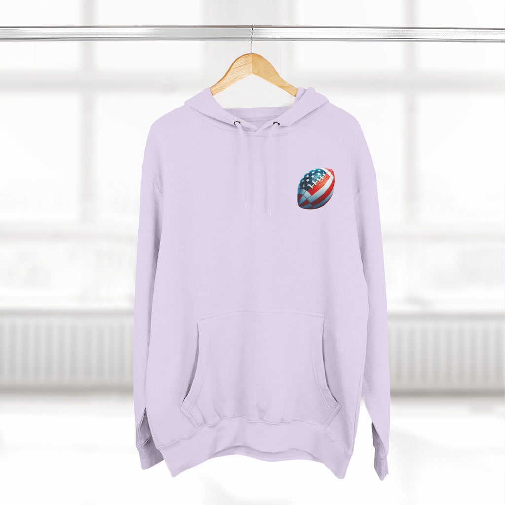 Football Helmet Skull Hoodie — Graphic Fleece Pullover for Fans - Etna Gift