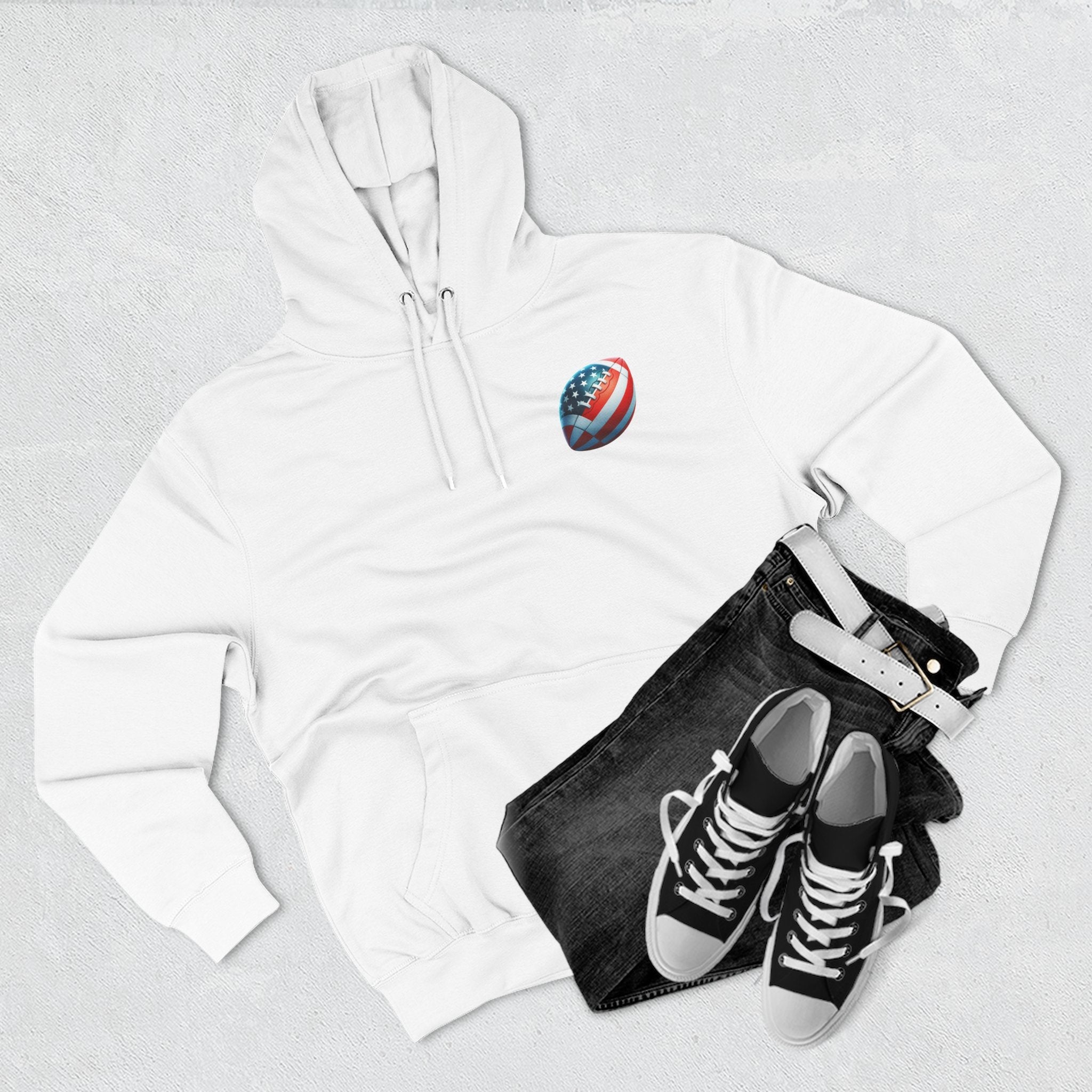 Football Helmet Skull Hoodie — Graphic Fleece Pullover for Fans - Etna Gift