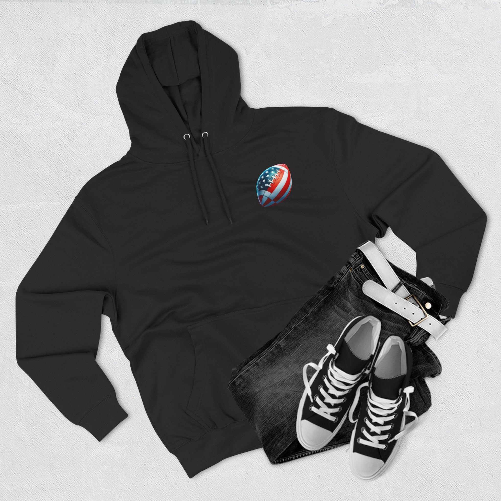 Football Helmet Skull Hoodie — Graphic Fleece Pullover for Fans - Etna Gift