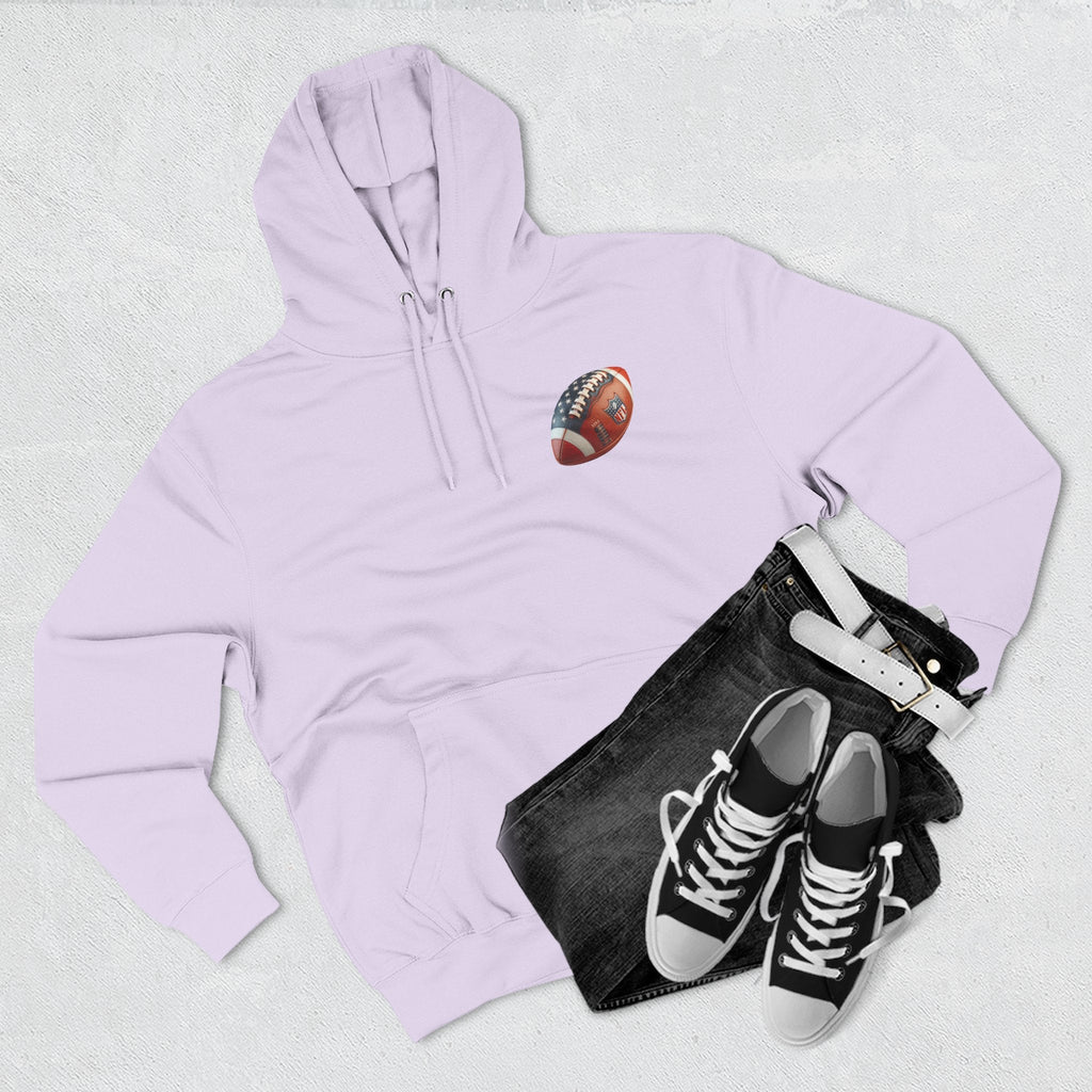 Football Helmet Skull Hoodie Graphic Fleece Pullover for Fans - Etna Gift