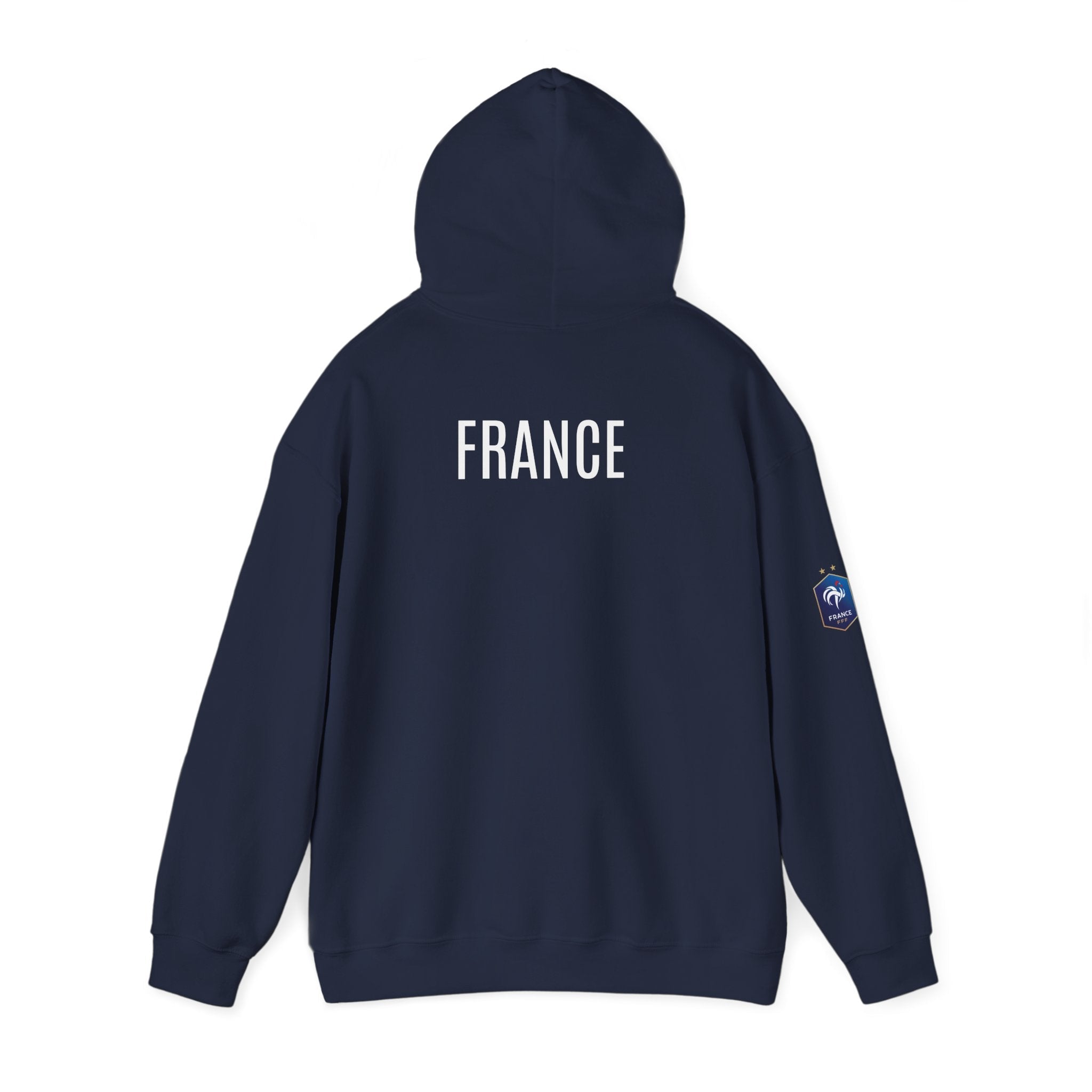 France Logo Hoodie French Crest Pullover with 'FRANCE' Back Print - Etna Gift