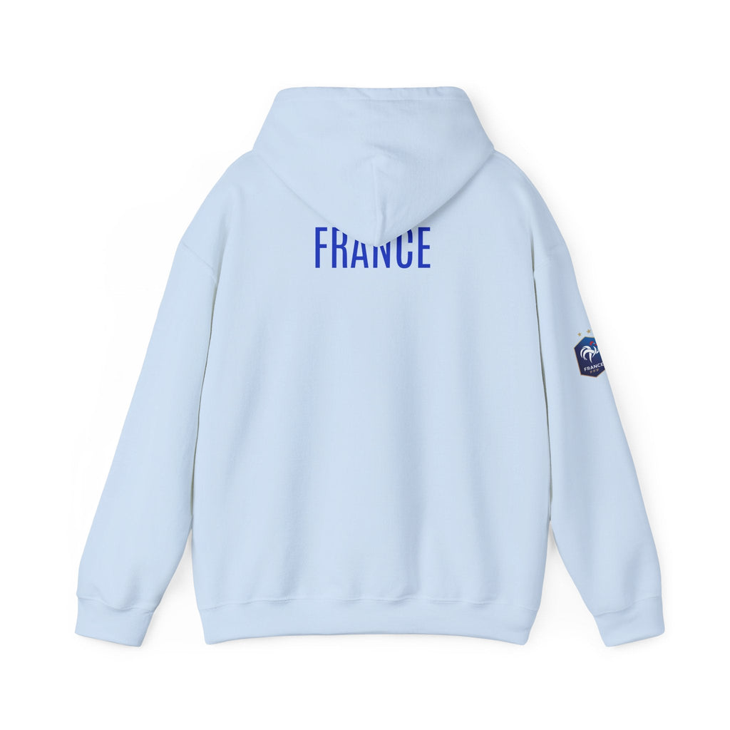 France Logo Hoodie French Crest Pullover with 'FRANCE' Back Print - Etna Gift