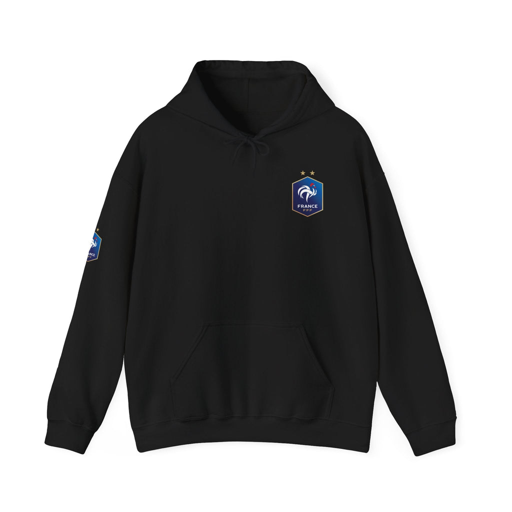 France Logo Hoodie French Crest Pullover with 'FRANCE' Back Print - Etna Gift
