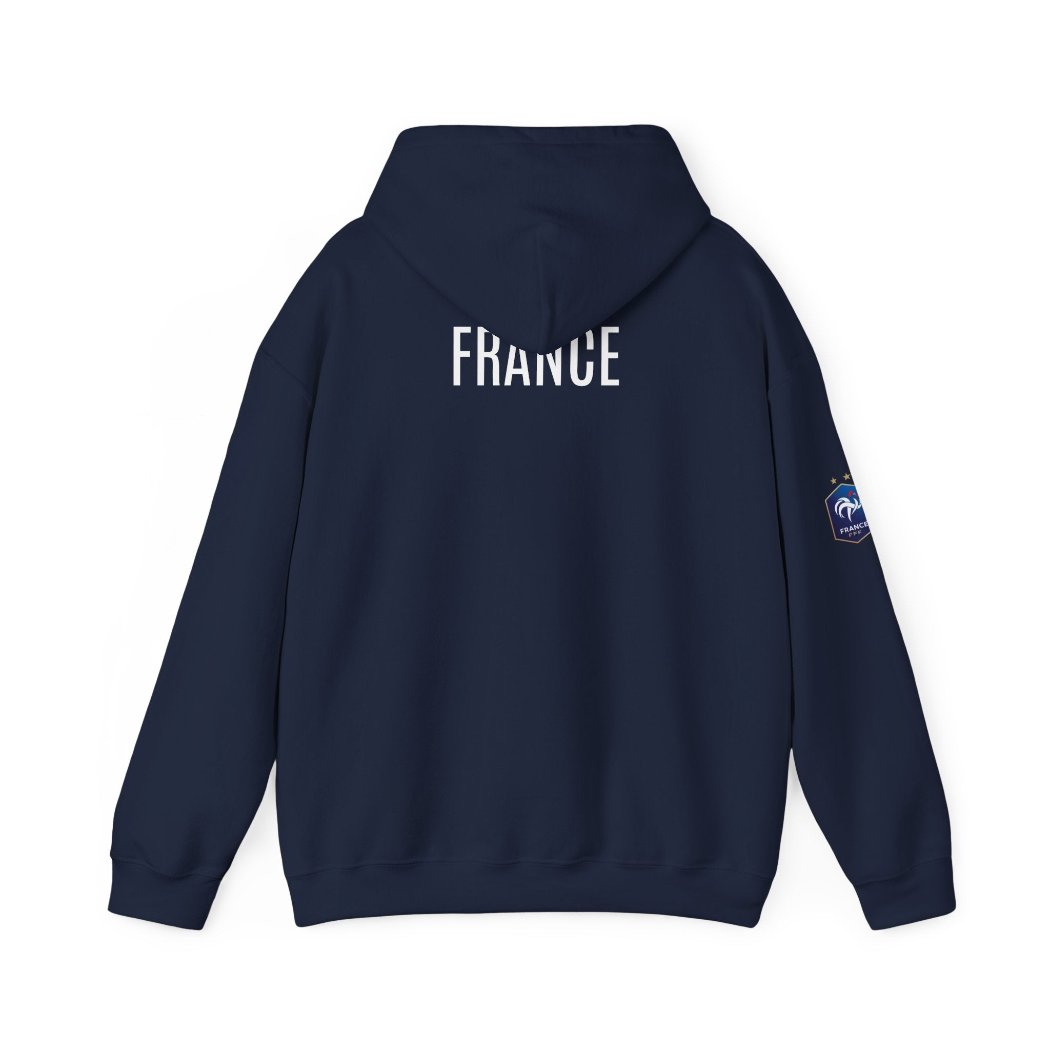 France Logo Hoodie French Crest Pullover with 'FRANCE' Back Print - Etna Gift