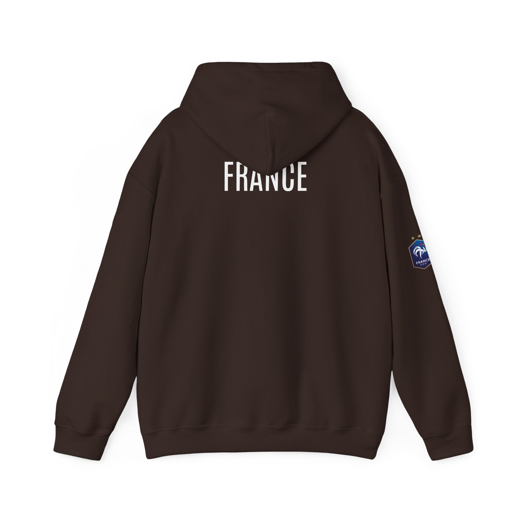 France Logo Hoodie French Crest Pullover with 'FRANCE' Back Print - Etna Gift