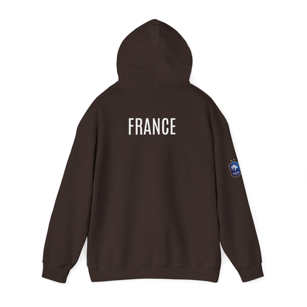 France Logo Hoodie French Crest Pullover with 'FRANCE' Back Print - Etna Gift