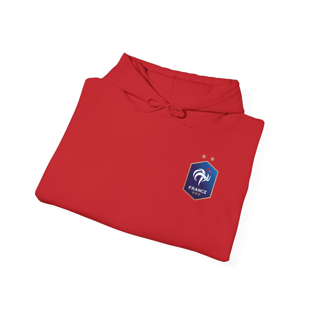 France Logo Hoodie French Crest Pullover with 'FRANCE' Back Print - Etna Gift