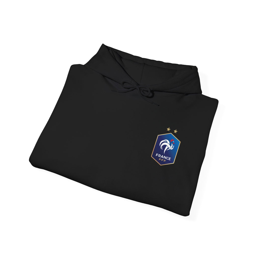 France Logo Hoodie French Crest Pullover with 'FRANCE' Back Print - Etna Gift