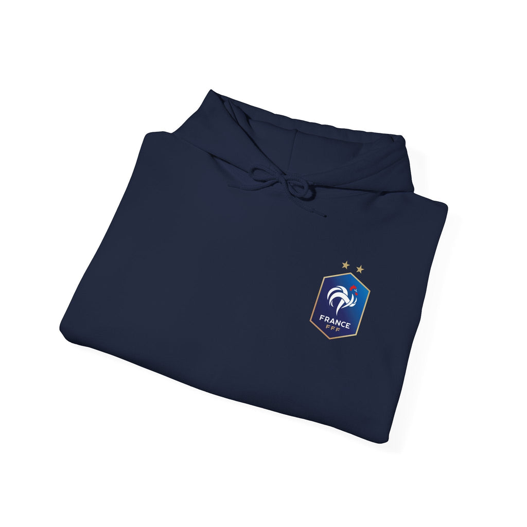 France Logo Hoodie French Crest Pullover with 'FRANCE' Back Print - Etna Gift
