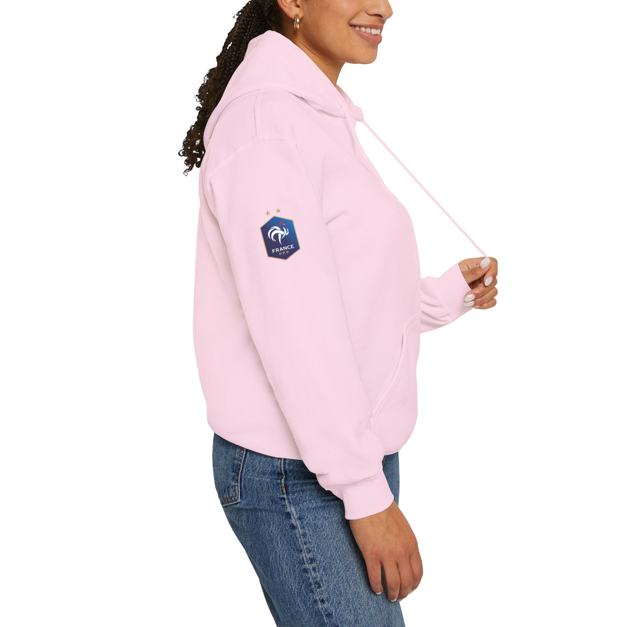 France Logo Hoodie French Crest Pullover with 'FRANCE' Back Print - Etna Gift