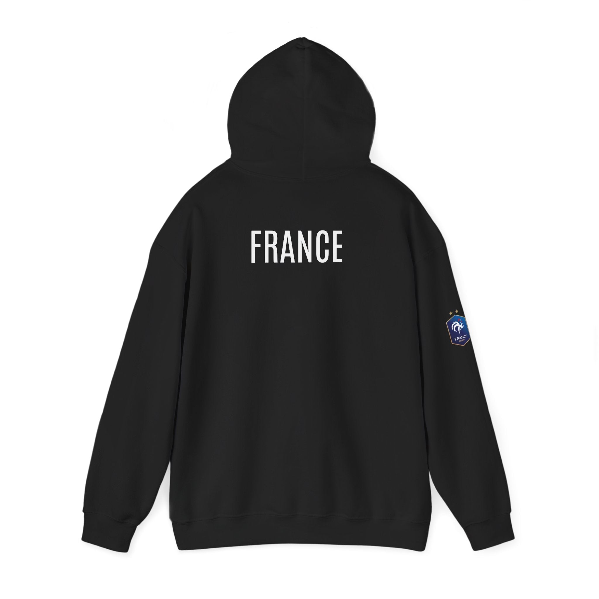 France Logo Hoodie French Crest Pullover with 'FRANCE' Back Print - Etna Gift