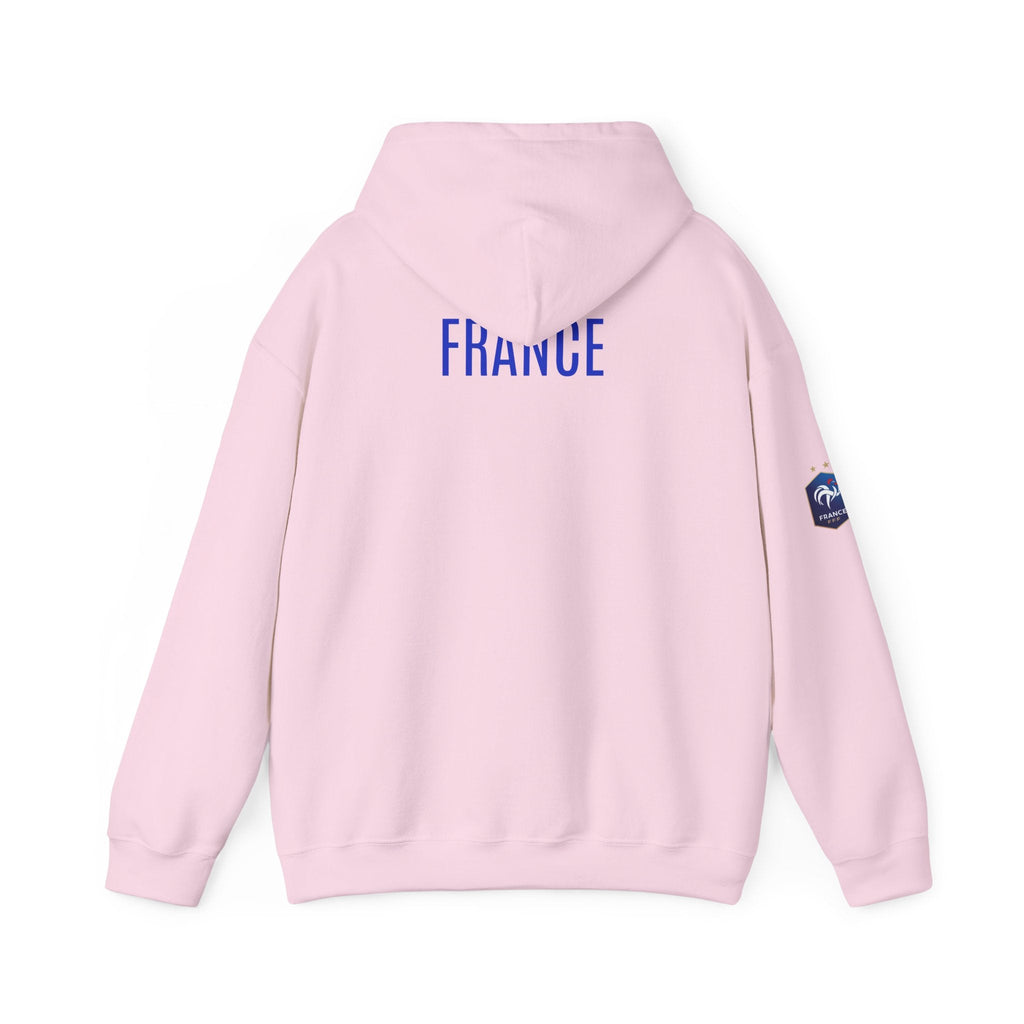 France Logo Hoodie French Crest Pullover with 'FRANCE' Back Print - Etna Gift