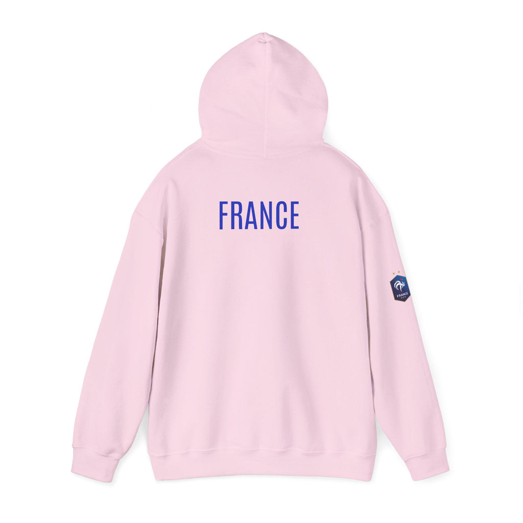 France Logo Hoodie French Crest Pullover with 'FRANCE' Back Print - Etna Gift