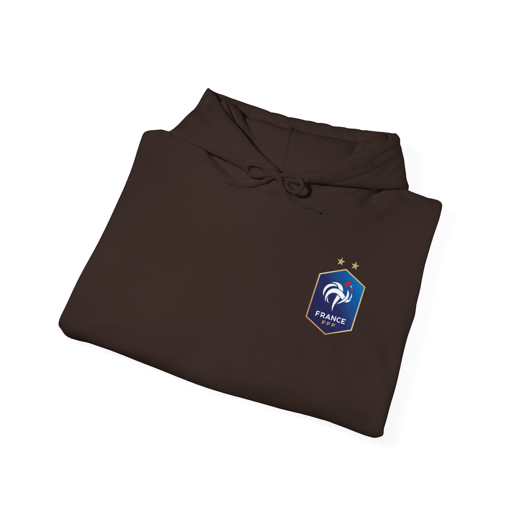 France Logo Hoodie French Crest Pullover with 'FRANCE' Back Print - Etna Gift