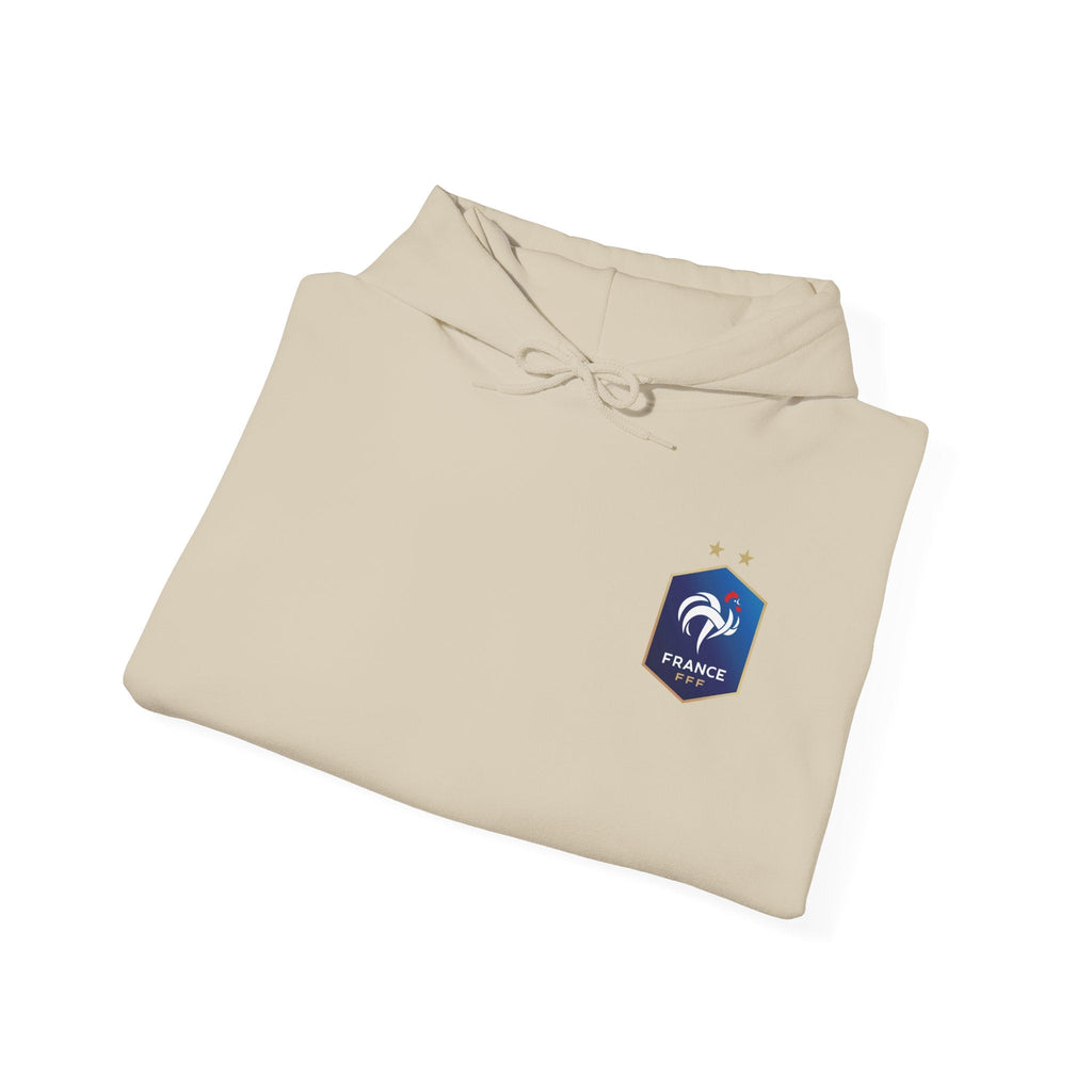 France Logo Hoodie French Crest Pullover with 'FRANCE' Back Print - Etna Gift