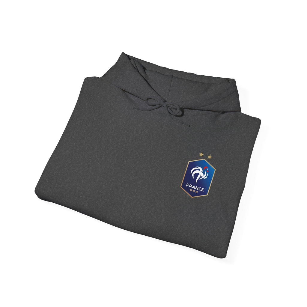 France Logo Hoodie French Crest Pullover with 'FRANCE' Back Print - Etna Gift