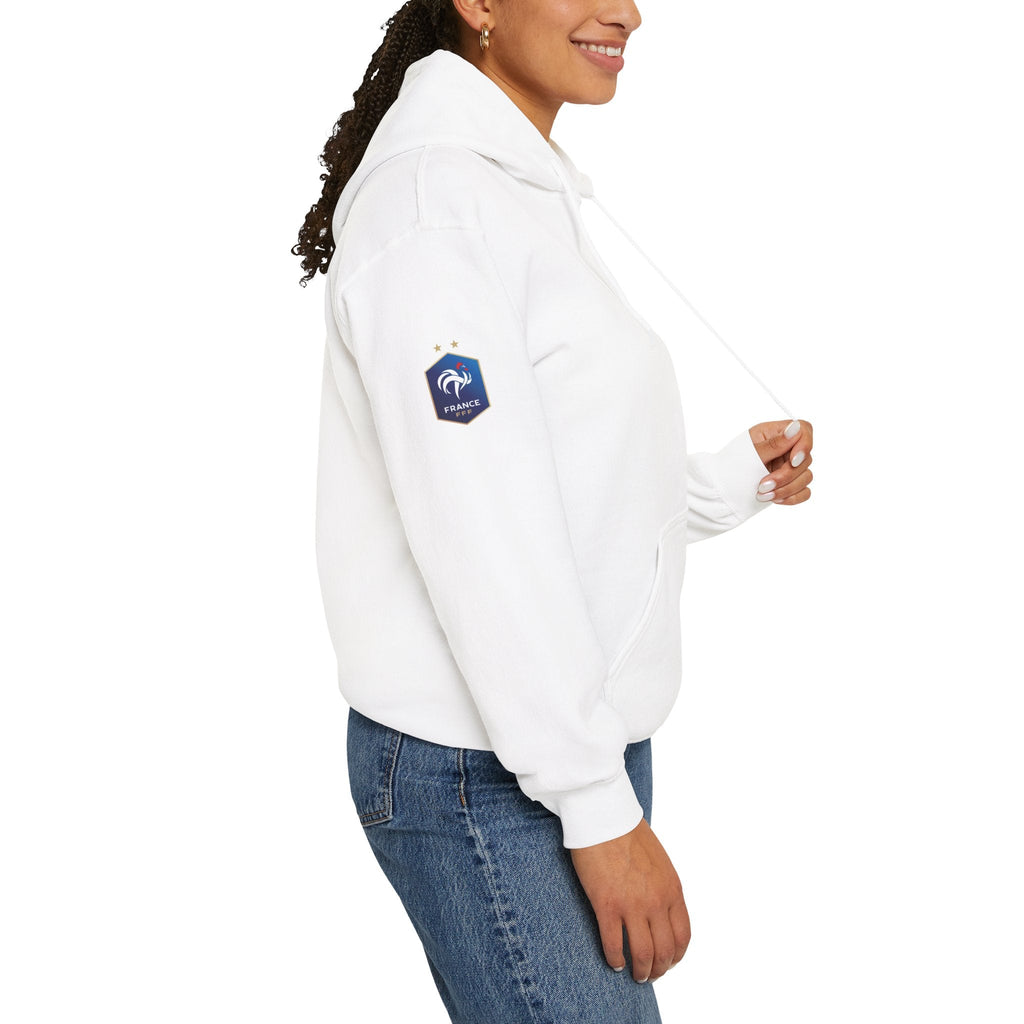 France Logo Hoodie French Crest Pullover with 'FRANCE' Back Print - Etna Gift