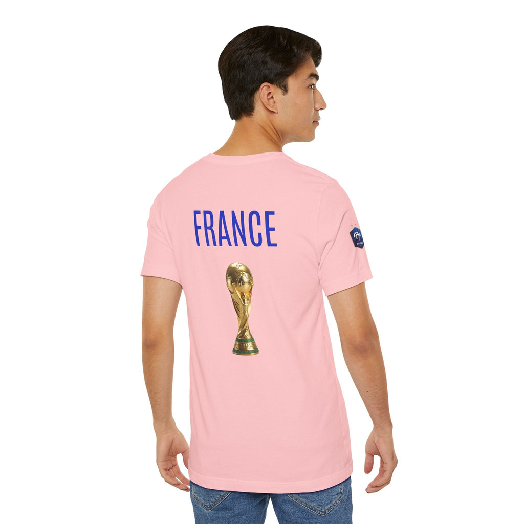 France World Cup Trophy T‑Shirt Football Fan Jersey - Etna Gift