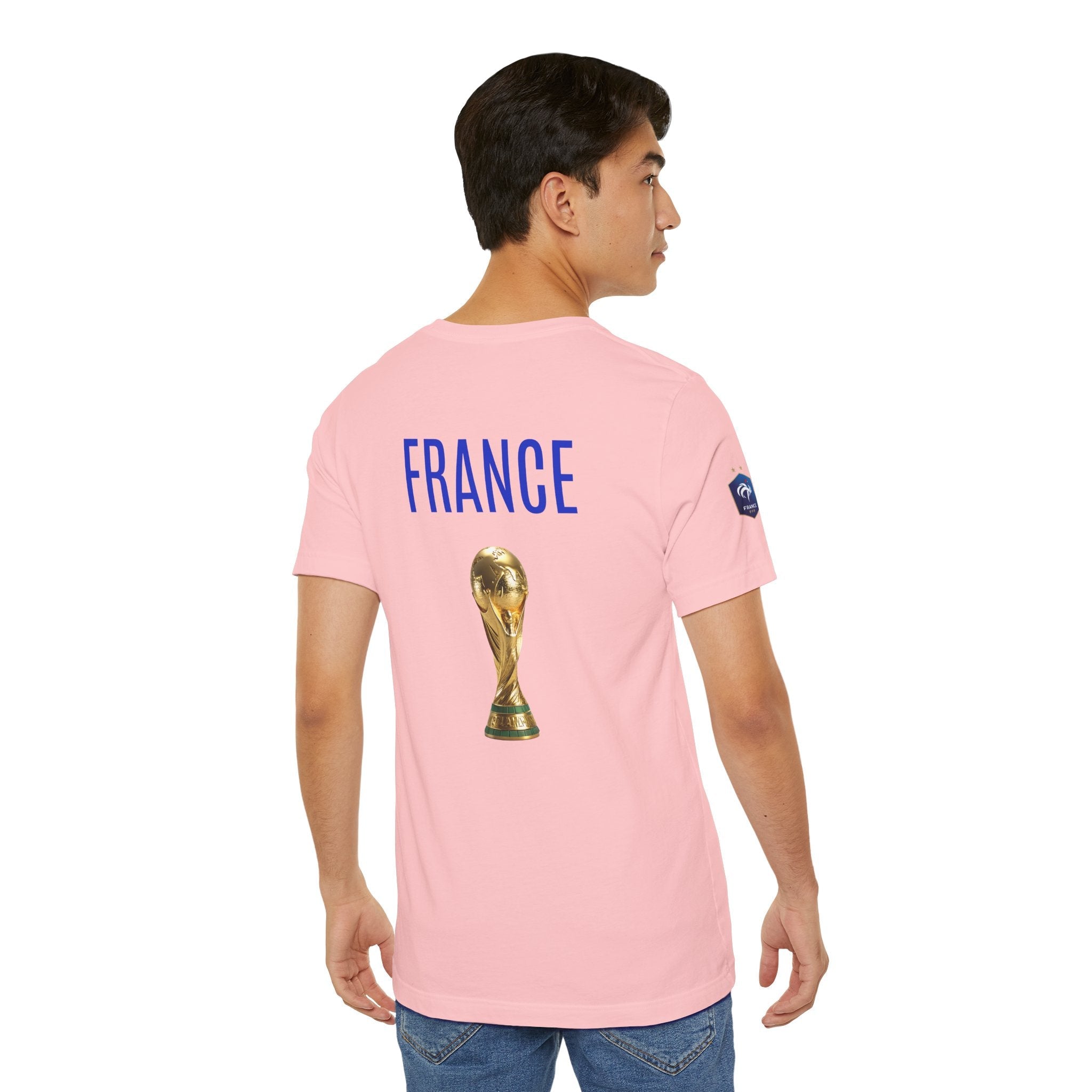 France World Cup Trophy T‑Shirt Football Fan Jersey - Etna Gift
