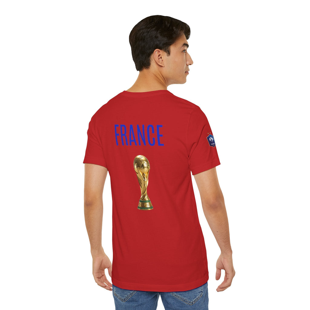 France World Cup Trophy T‑Shirt Football Fan Jersey - Etna Gift