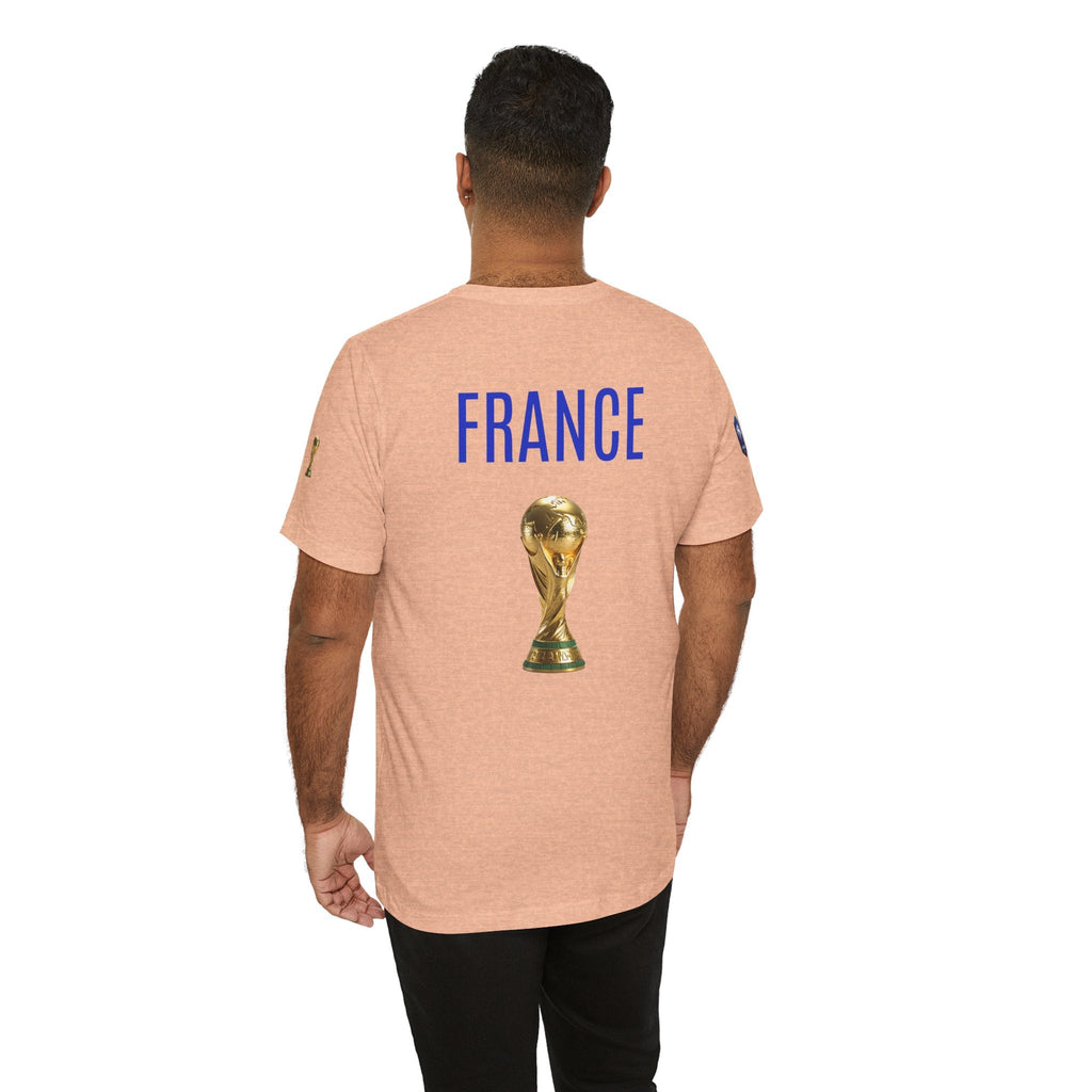 France World Cup Trophy T‑Shirt Football Fan Jersey - Etna Gift