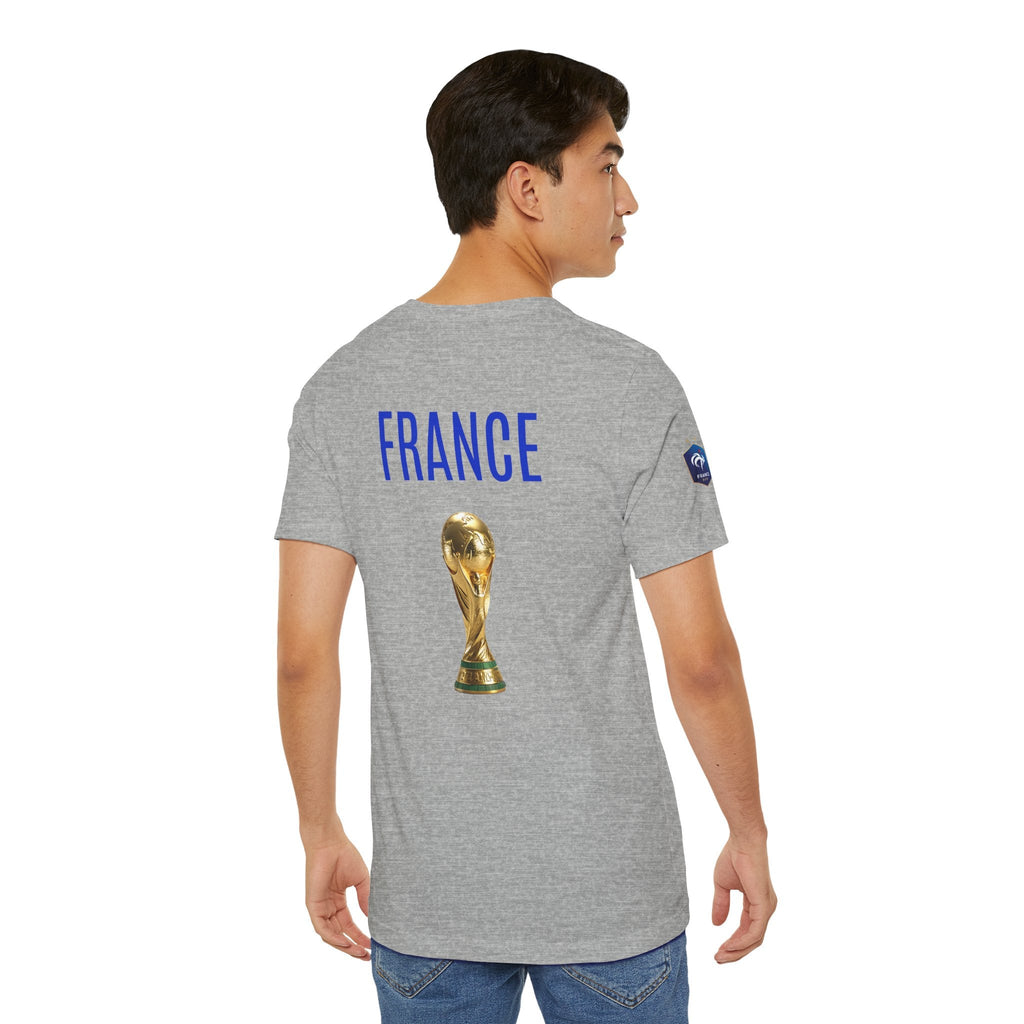 France World Cup Trophy T‑Shirt Football Fan Jersey - Etna Gift